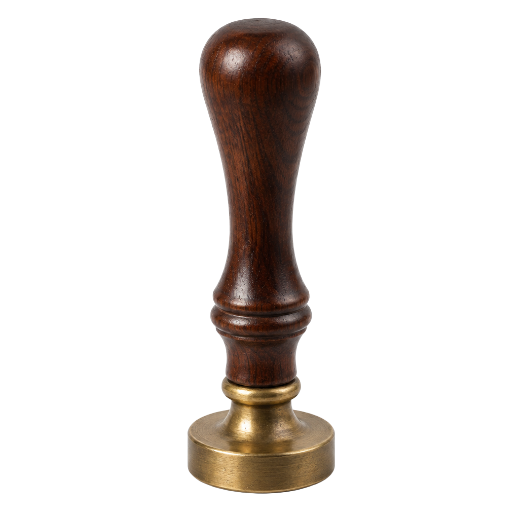 Brass monogram stamp